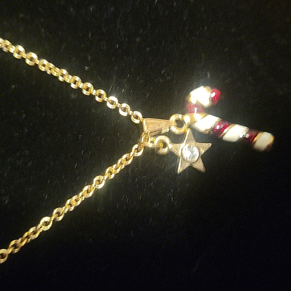 2008 Monet Candy Cane Necklace